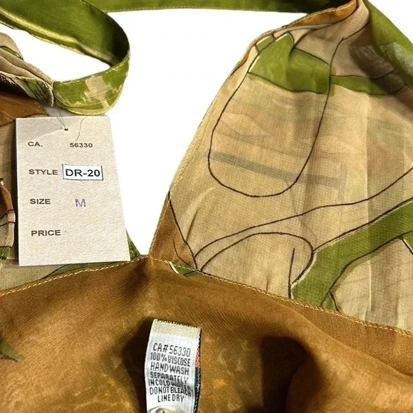 NWT ,summer dress, halter,fairy,whimsical,romantic, gypsy,boho,bohemian,VTG, S/M - Picture 13 of 16